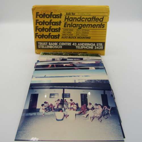 Large lot of original Van der Stel festival photos late 1970`s plus some Stellenbosch postcards
