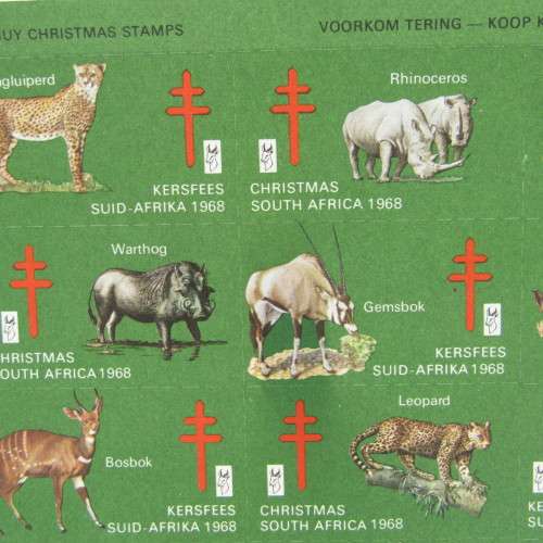 Full set of South Africa 1968 Christmas Stamps in mint condition