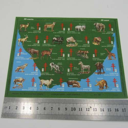 Full set of South Africa 1968 Christmas Stamps in mint condition