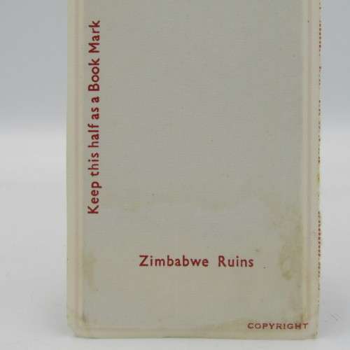 Vintage Zimbabwe Ruins bookmark