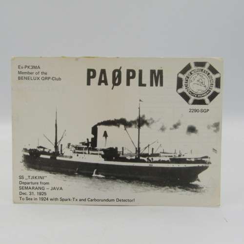 Shipping Radio amateur operator exchange cards