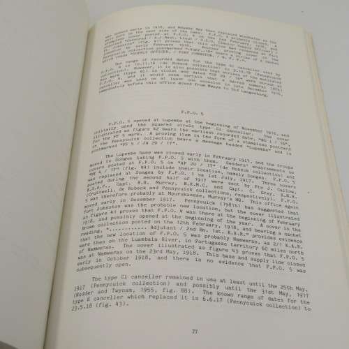 The Nyasaland - Rhodesia Field force 1914 - 18 A Postal History