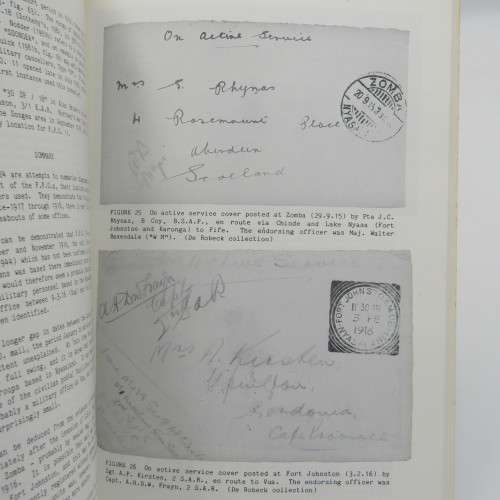 The Nyasaland - Rhodesia Field force 1914 - 18 A Postal History