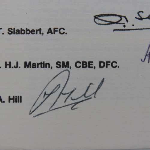 Dakota 50 years cover flown in a Dakota of 44 squadron no 427 of 10000 signed y AFC recipient Maj JT