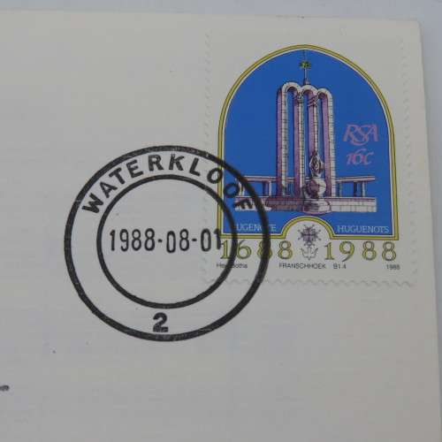 50th anniversary of Waterkloof flown cover no 1214 of 7000 Signed by Genl Maj Willmott Brig GJ Coetz