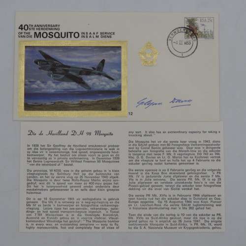 40th Anniversary of the Mosquito in SAAF Service Flown in a Canberra of 12 Squadron - no 1311 of 100
