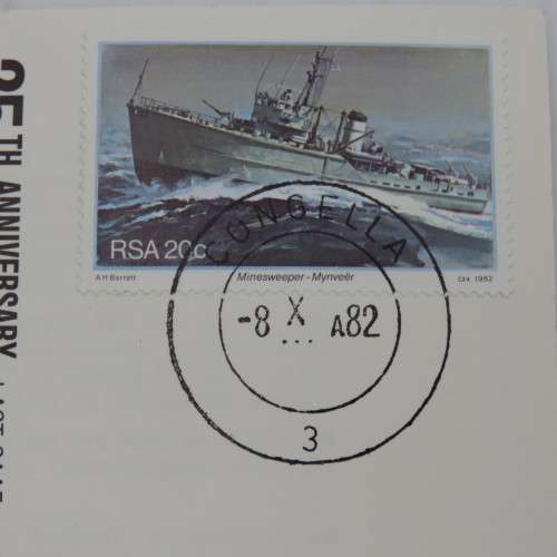 Last Sunderland flight flown cover - Flown in Shakleton - no 2725 of 3000 signed by AJ Cocney