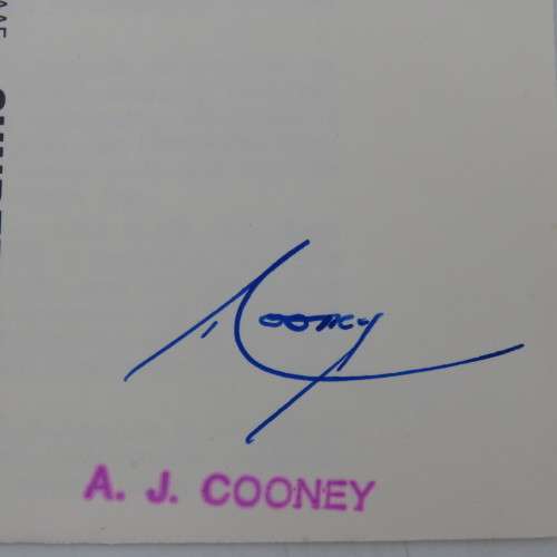 Last Sunderland flight flown cover - Flown in Shakleton - no 2725 of 3000 signed by AJ Cocney