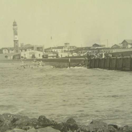 Photo of Swakopmund Möle & Lighthouse early 1900`s