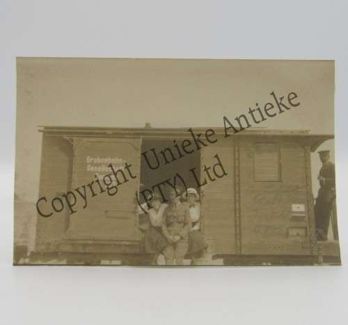 Original photo of Train coach of the Grubenbahn