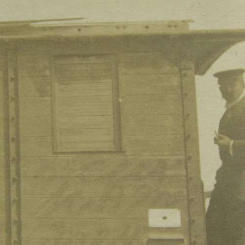Original photo of Train coach of the Grubenbahn