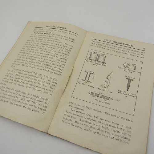 Electric clocks - Principles Construction and working with over 200 Illustrations - cover damaged