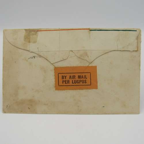 SACC 40 & 41 2nd Airmail issue 2 blocks of 4 on First day flown cover Durban to Bloemfontein