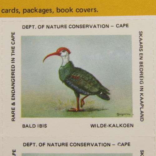 Rare & Endangered Species - 2 sheets of 30 stamps each unused rarely seen in sheets