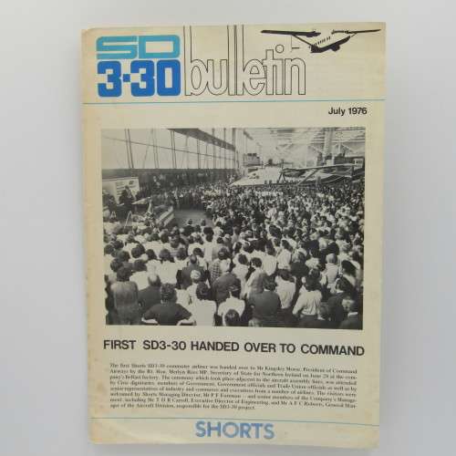 SD 3 - 30 Aircraft Shorts pamflet 1976