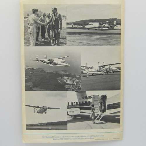 SD 3 - 30 Aircraft Shorts pamflet 1976