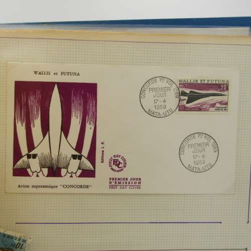 Lot of 10 Concorde covers some flown 1960`s and 1970`s