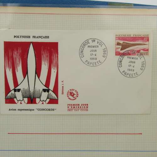 Lot of 10 Concorde covers some flown 1960`s and 1970`s