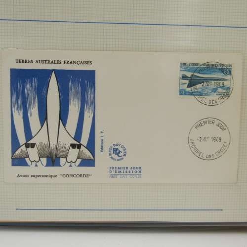 Lot of 10 Concorde covers some flown 1960`s and 1970`s