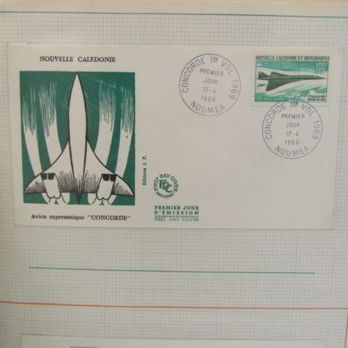 Lot of 10 Concorde covers some flown 1960`s and 1970`s