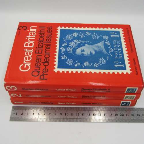 Great Britain Stanley Gibbons Specialised Stamps Catalogue Vol 1, 2 & 3 - excellent condition
