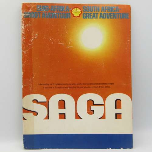 Shell - South Africa Great Adventure Full set of 72 transfer stamps on original card