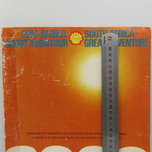 Shell - South Africa Great Adventure Full set of 72 transfer stamps on original card