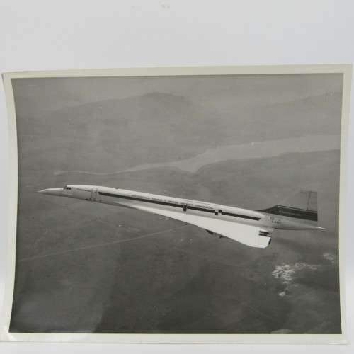 Lot of 8 Concorde related photos - Concorde in South Africa - British Aircraft corporation