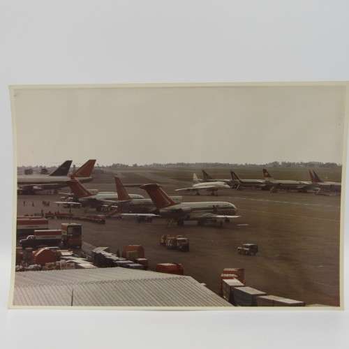 Lot of 8 Concorde related photos - Concorde in South Africa - British Aircraft corporation