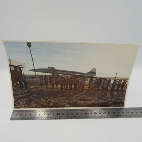 Lot of 8 Concorde related photos - Concorde in South Africa - British Aircraft corporation
