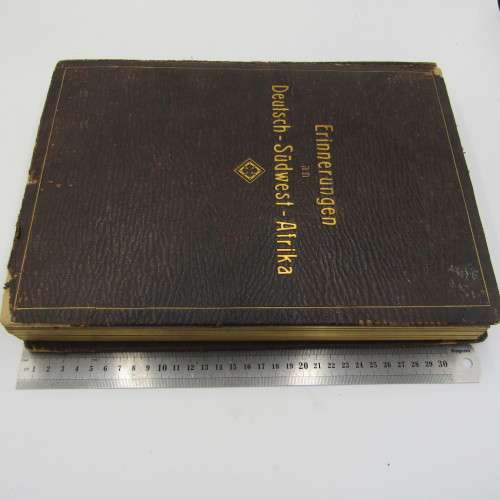 Collection of original German South West Africa photos - including Schutstrupfe, early Windhoek etc