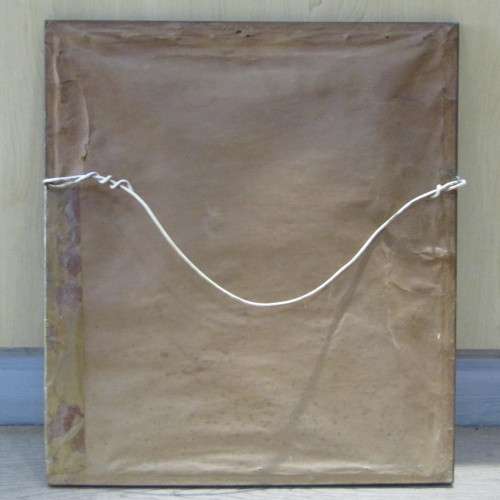 1941 Duke of Edinburgh`s own rifles embroidered cloth souvenir of Egypt - Framed