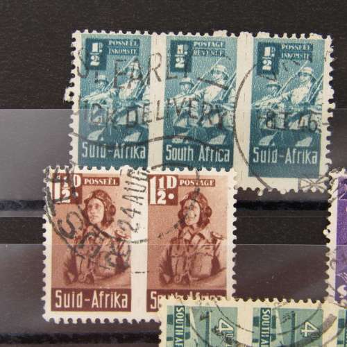 South Africa Reduced size war effort stamps