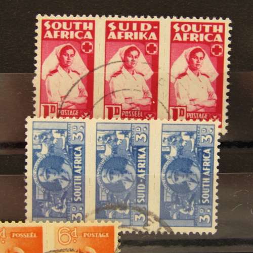 South Africa Reduced size war effort stamps