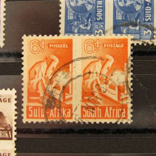 South Africa Reduced size war effort stamps