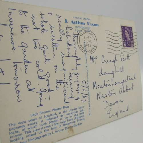 Lot of 15 postcards all with British stamps - all different