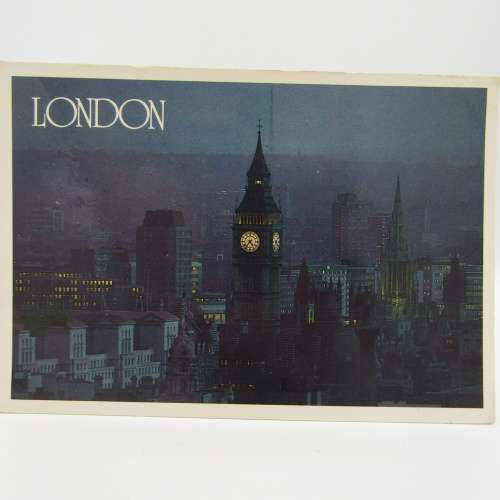Lot of 15 postcards all with British stamps - all different
