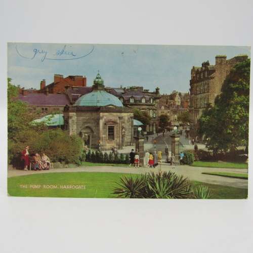 Lot of 10 Vintage British postcards - each one with a different stamp