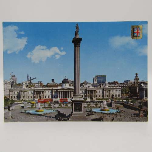 Lot of 10 Vintage British postcards - each one with a different stamp
