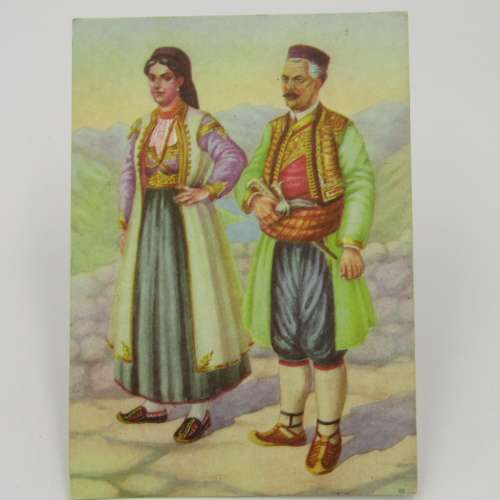Lot of 11 Vintage Jugoslavija postcards - used with stamps