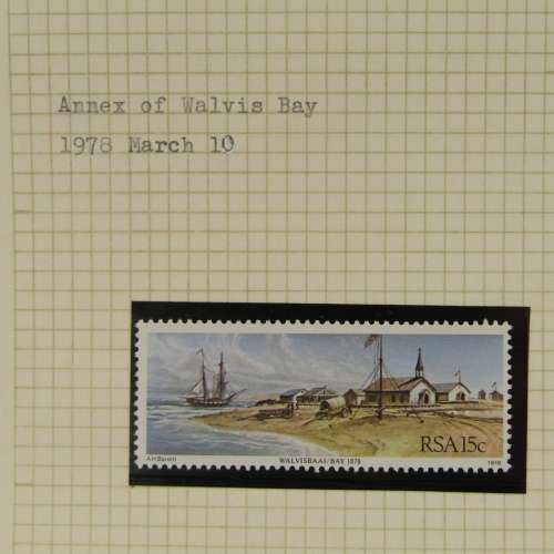 South Africa stamp collection with stamps from 1926 - 1980