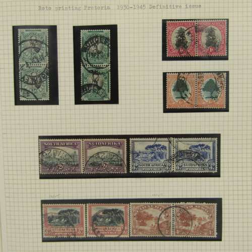 South Africa stamp collection with stamps from 1926 - 1980