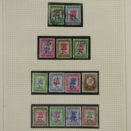 South Africa stamp collection with stamps from 1926 - 1980