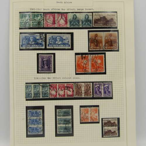 South Africa stamp collection with stamps from 1926 - 1980