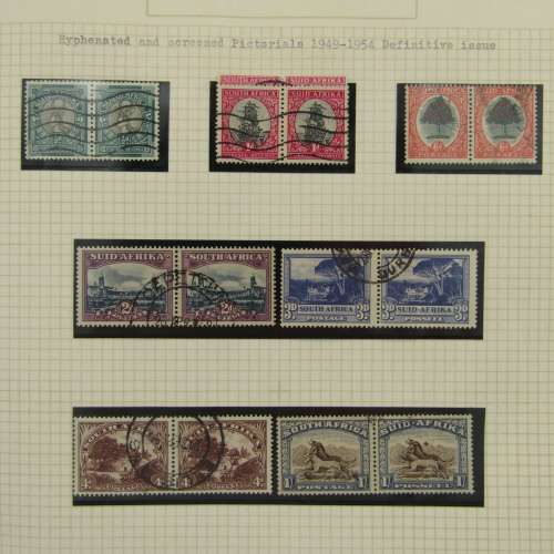 South Africa stamp collection with stamps from 1926 - 1980
