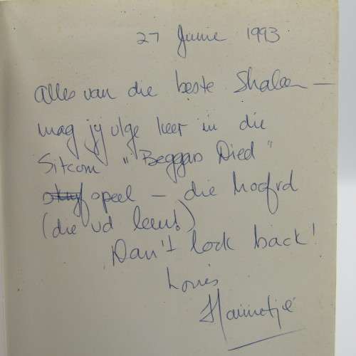 When Beggars die by George Claassen Signed by the Author