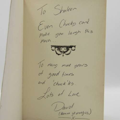 Black -Adder The whole damn dynasty - Given to Shaleen Surtie Richards by `David`