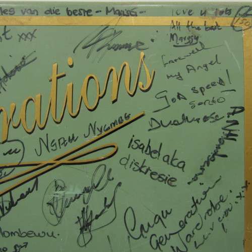 Plaque given by the cast of Generations to Shaleen Surtie Richards