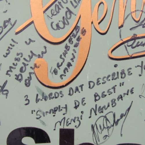 Plaque given by the cast of Generations to Shaleen Surtie Richards