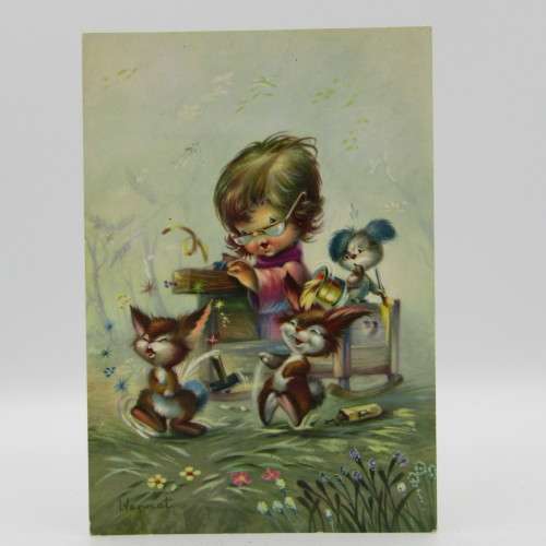 Lot of 20 Spanish cartoon caracters unused postcards